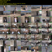 Blonde peed in an abandoned building - British women Exhibitionism and the pissing in a public place - 25 (720p)