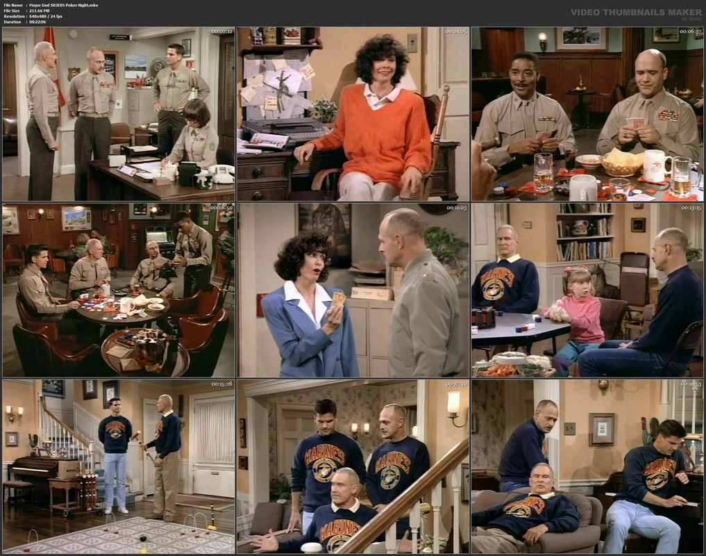 Major Dad S03E05 Poker Night.mkv