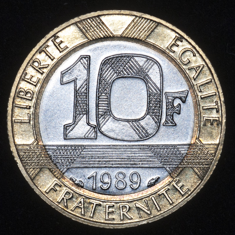 10 francos Francia 1989. Montesquieu. PAS6888