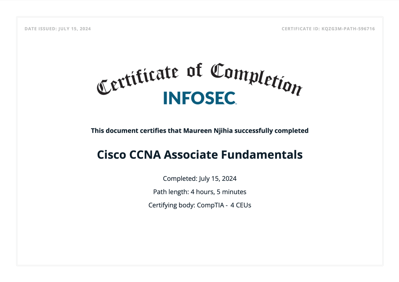 CCNA Cisco Certified Essentials logo