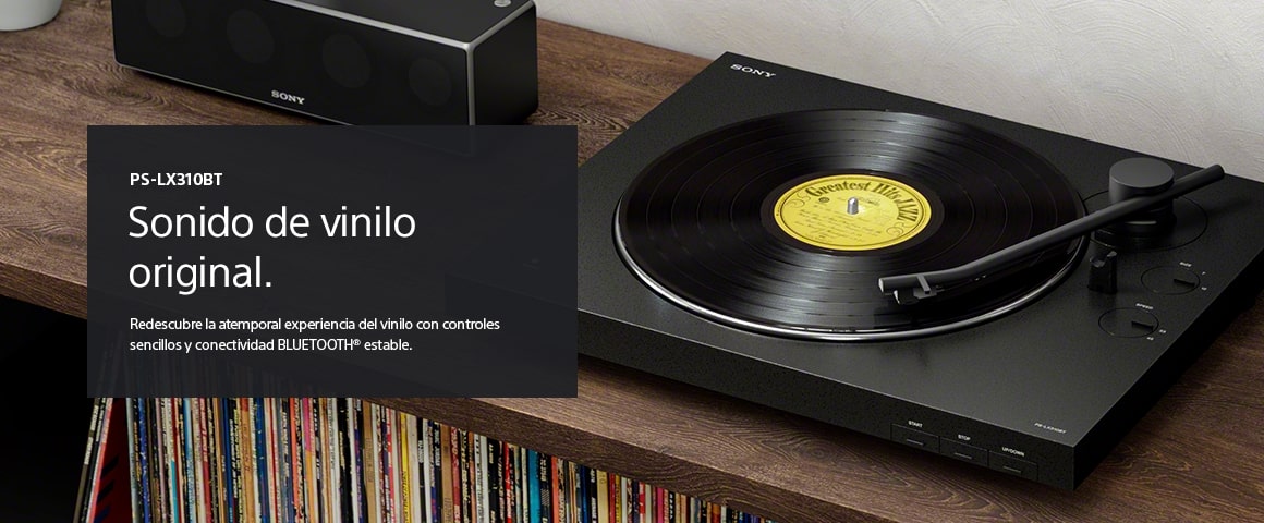 Sony Bluetooth Tocadiscos De Vinilo Sony Audio Reproductor De