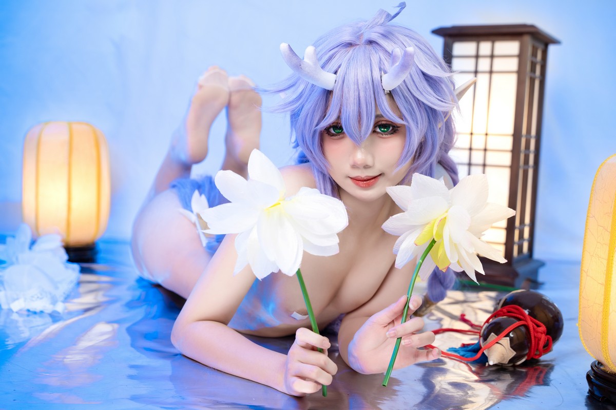PoppaChan Bailu Cosplay Deluxe (Honkai Star Rail) – 155 Photos 12 Videos 459MB插图