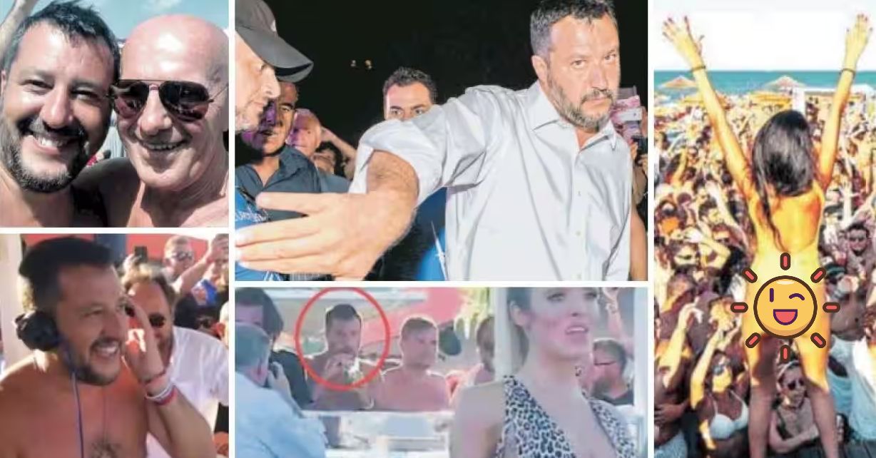 Matteo Salvini d'Estate: Musica DJ mojito e cubiste, italiani indignati?