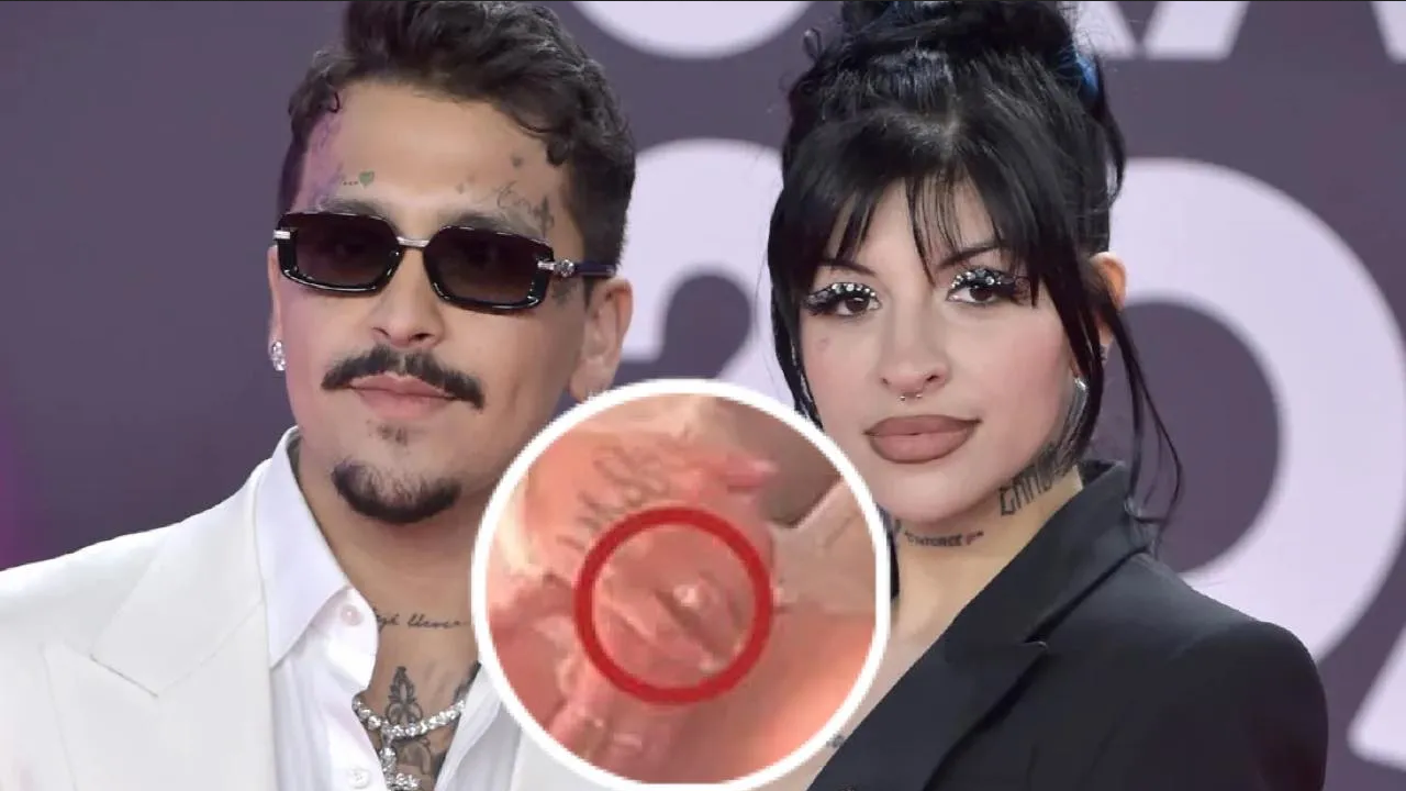 ¿Christian Nodal le pidió matrimonio a Cazzu? Filtran foto del anillo de compromiso