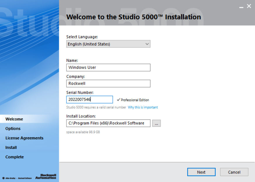 Studio5000 v29.00.00