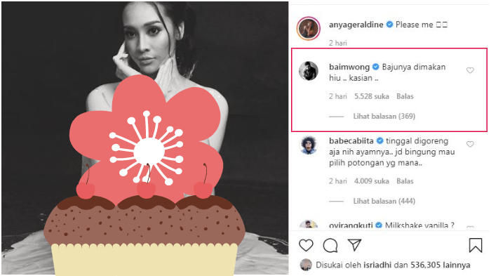 Komentar Baim Wong dan Babe Cabita