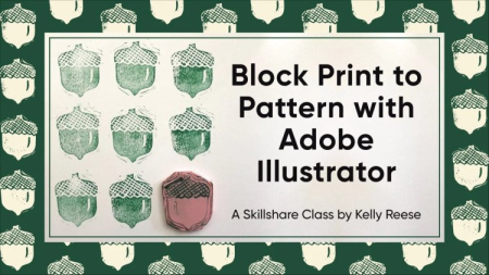 Block Print to Pattern with Adobe Illustrator