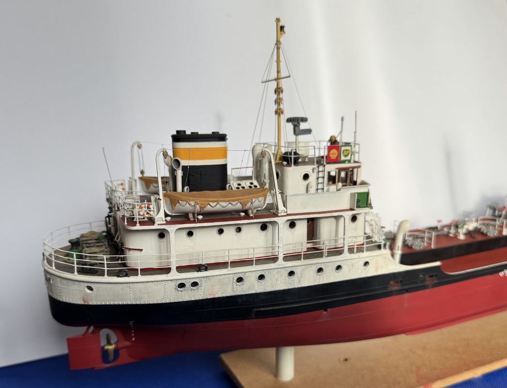 Ship model - Shell Welder - 1955 - UK Tanker Coaster - 3D Print - 1:100 24