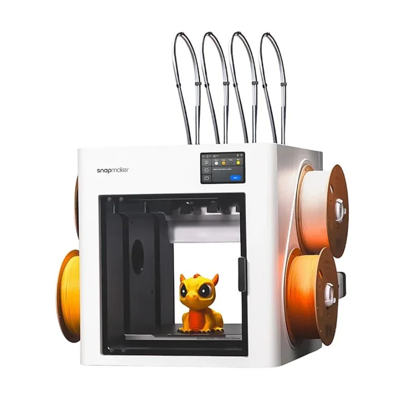 Visualização frontal da Impressora 3D Snapmaker U1 na cor branca
