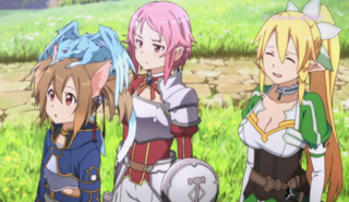 Quelques personnages de Sword Art Online 