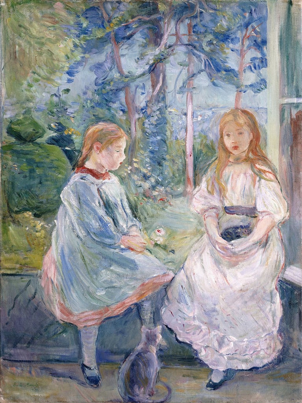 Berthe Morisot - Young Girls at the Window 1892  - (MeisterDrucke-79210)