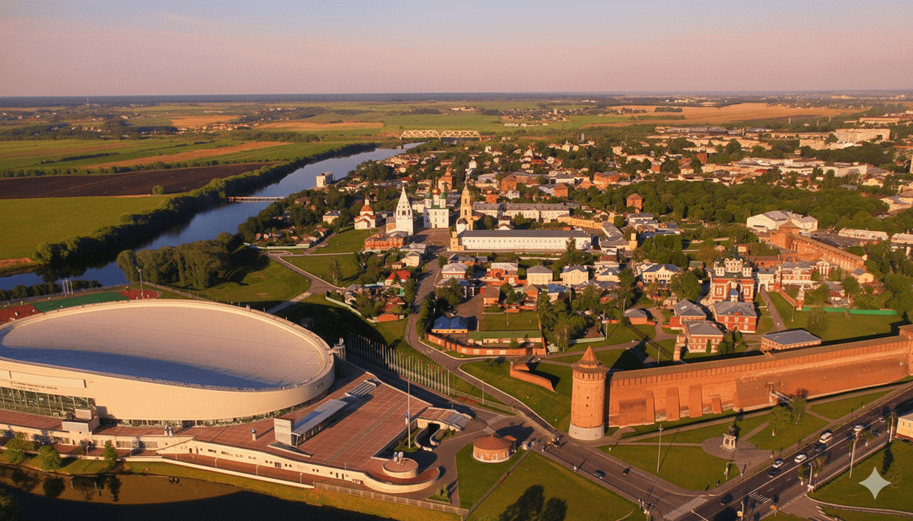 Коломна с высоты