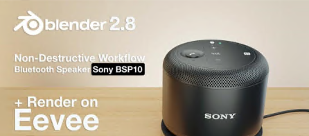 ArtStation - Sony BSP10 - Non-destructive tutorial on blender