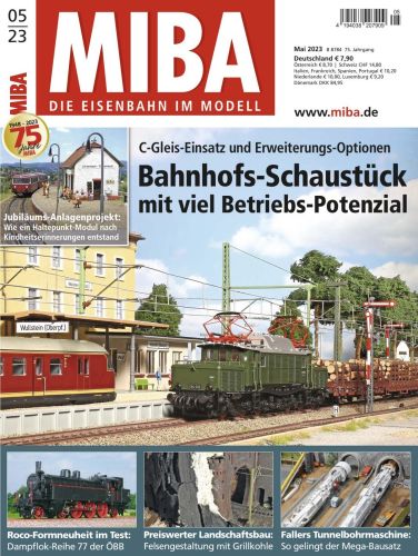 Cover: Miba Die Eisenbahn im Modell No 05 Mai 2023