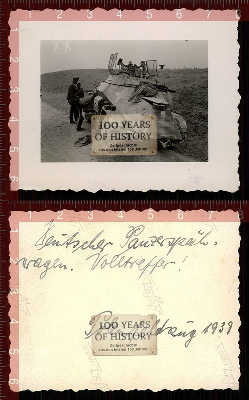 Orig. Foto Panzer Tank Spähwagen Polen1
