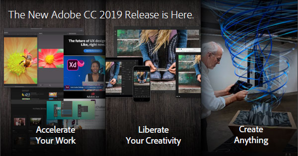 Adobe CC 2019 Collection October 2018 (x64) (Selective Download) + Crack