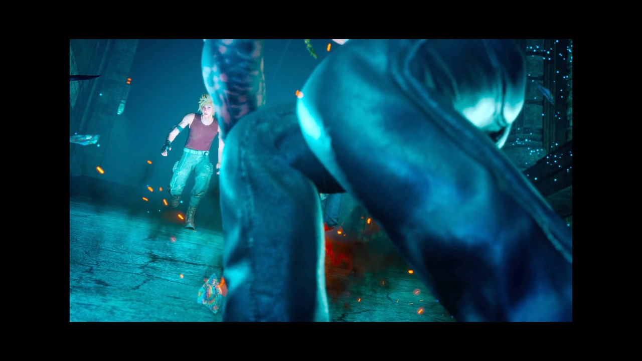 gladio knee-shot kyaaa!!