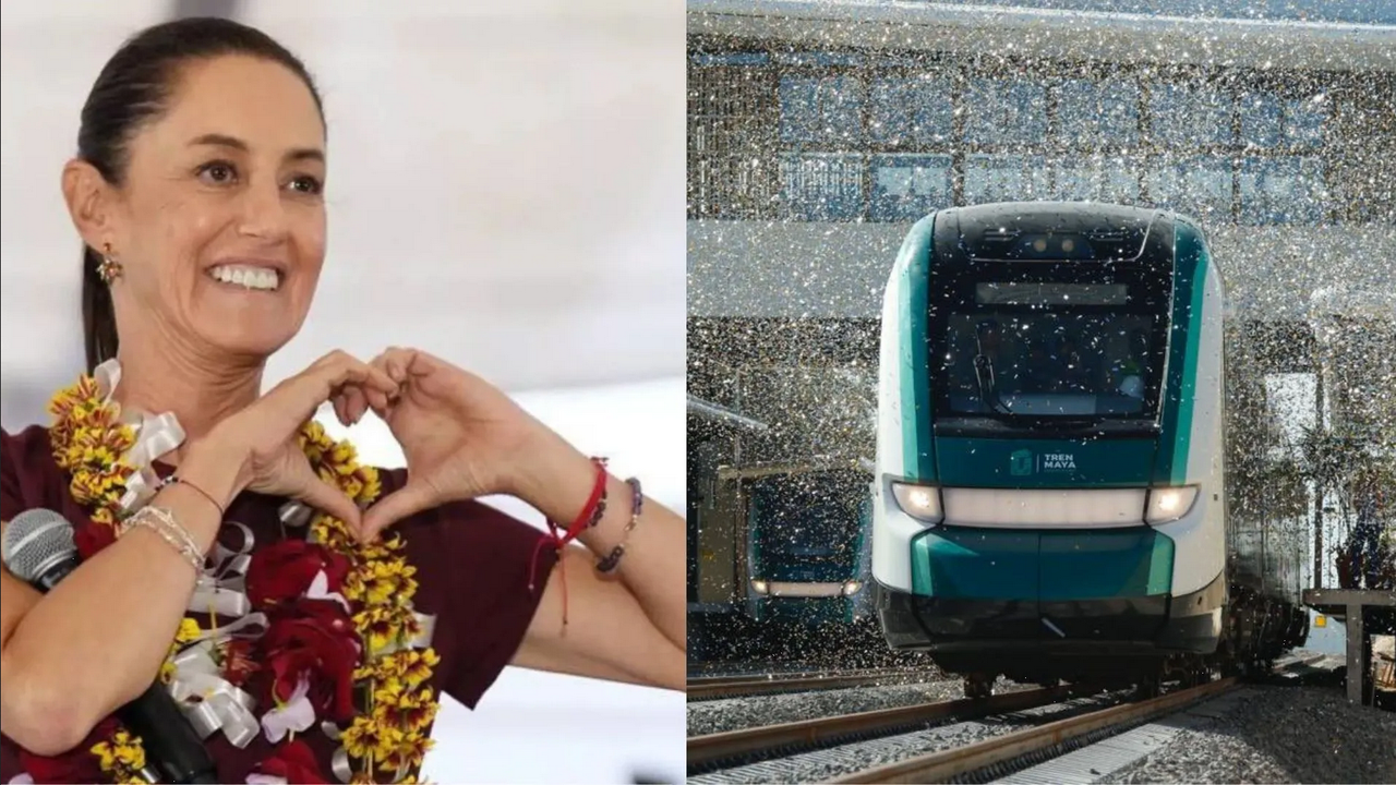 Claudia Sheinbaum celebra inauguración del Tren Maya