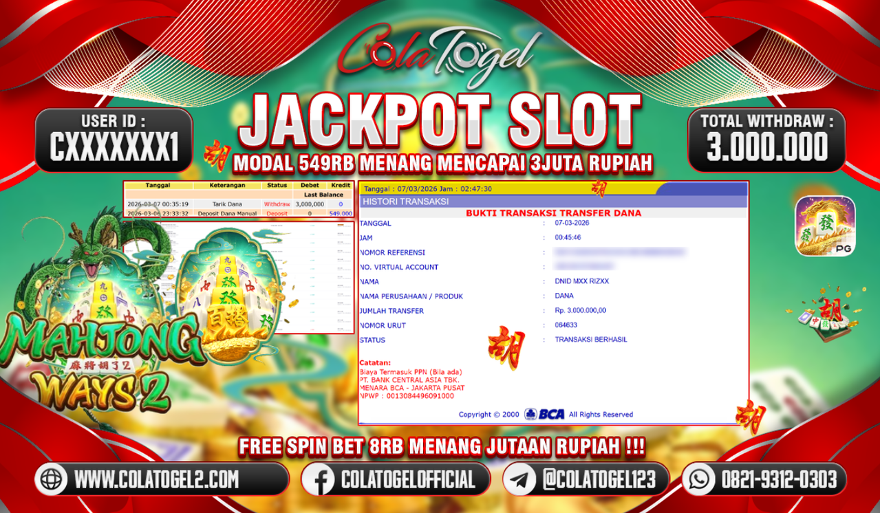 JACKPOT SLOT GACORR!!