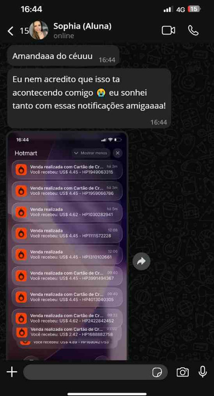 Whatsapp testimonial screenshot 2