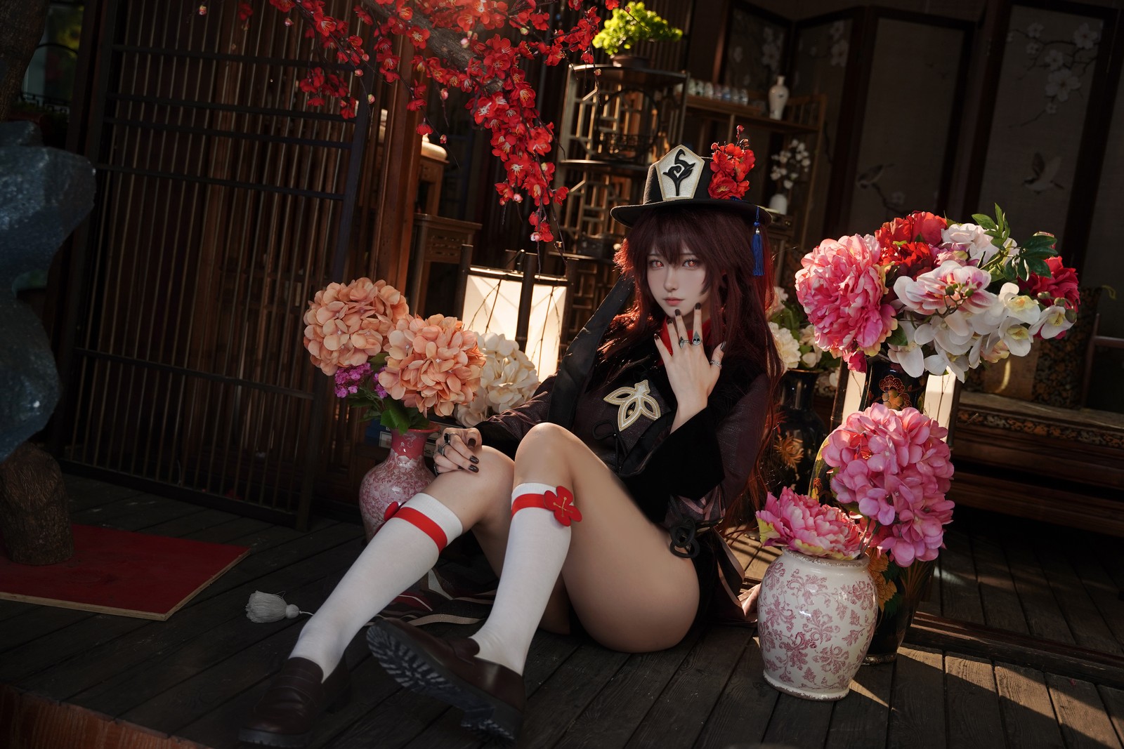 Seya-狮砸 – 原神 胡桃 Cosplay 高清写真集（9P-118MB）插图3