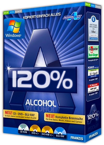 Alcohol 120% v2.1.1.1019 Multilanguage Portable