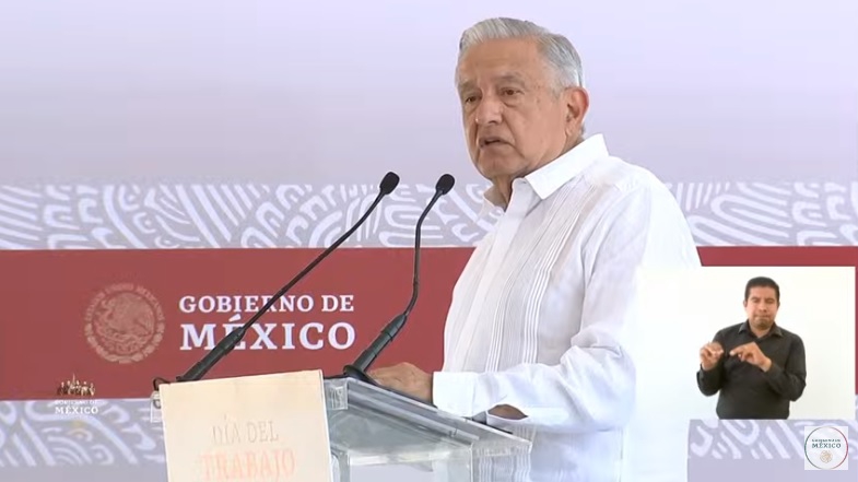 AMLO acude a la refinería Dos Bocas para conmemorar el Día del Trabajo