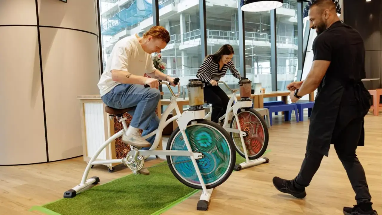 Bike Blender Smoothie Challenge