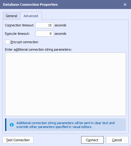 Long running query timeouts in dbForge for Sql Server but not in SSMS -  Devart Forums