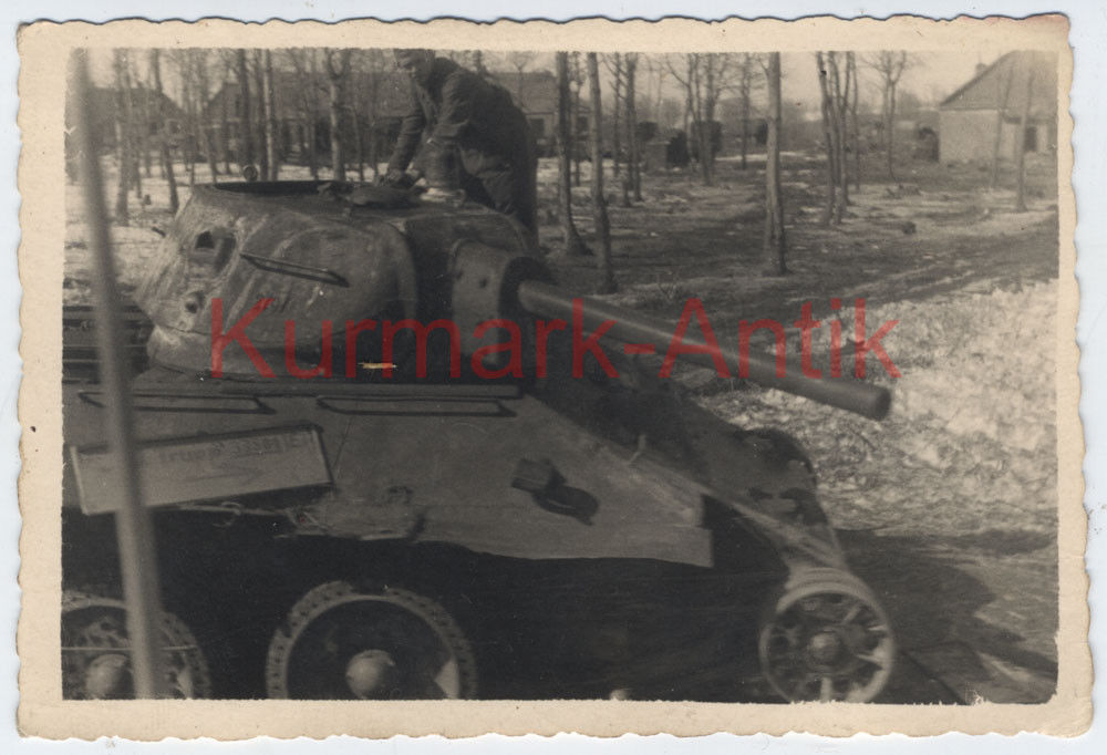 Foto Wehrmacht 3. TK Panzer Div. Stug Sturmgeschütz Russland Beu