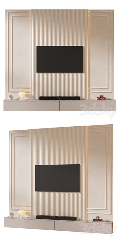 TV wall set 03