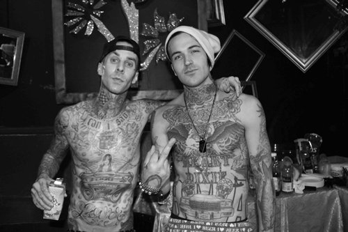 Yelawolf and Travis Barker