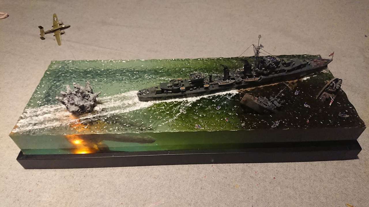 Dio : Destrouer NCSM Huron au cœur de la bataille de l'Atlantique [Trumpeter 1/350°] de klako DSC-0779