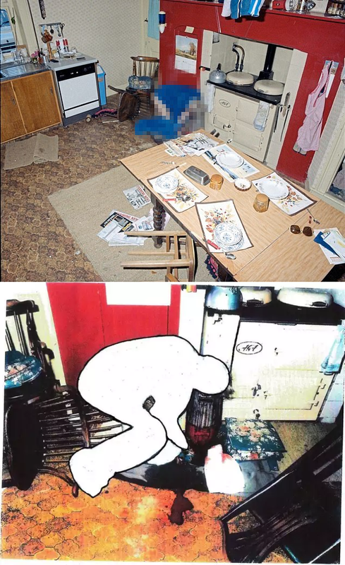 Nevill Bamber crime scene