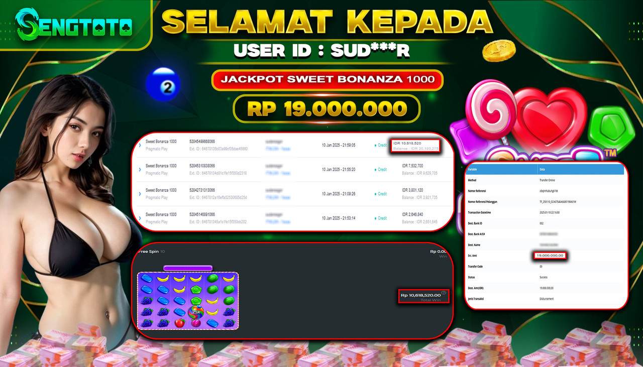 BUKTI PEMBAYARAN SLOT SWEET BONANZA 1000