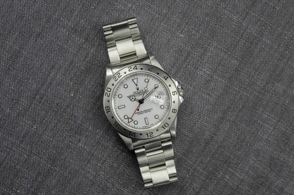 1996 Rolex Explorer II 16570 Polar 