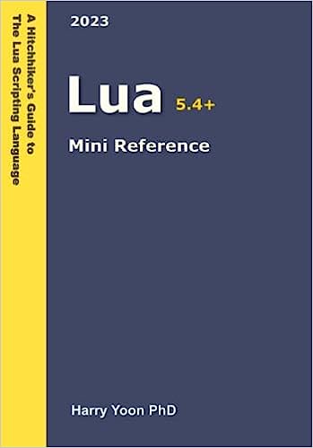 Lua Mini Reference: A Hitchhiker's Guide to the Modern Programming Languages, #12