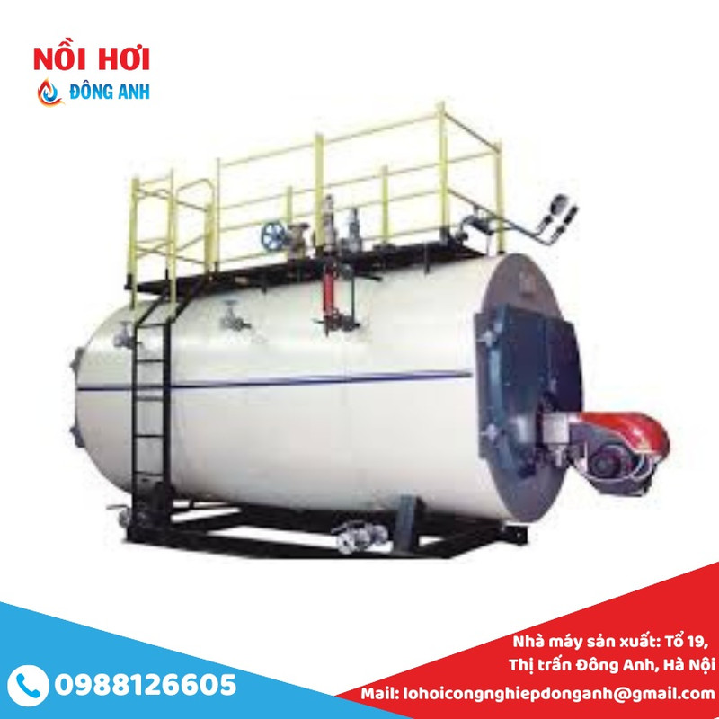 lò hơi đốt dầu