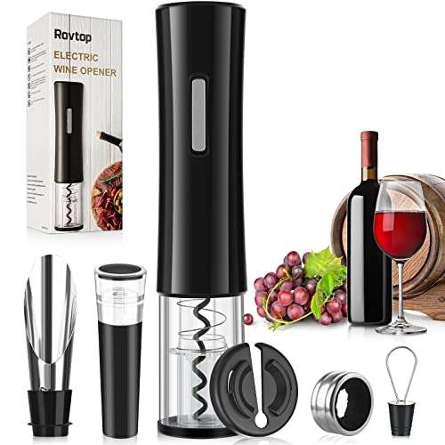 Kit 5 en 1 Sacacorchos Eléctrico Abridor de Botellas de Vino en Amazon 
