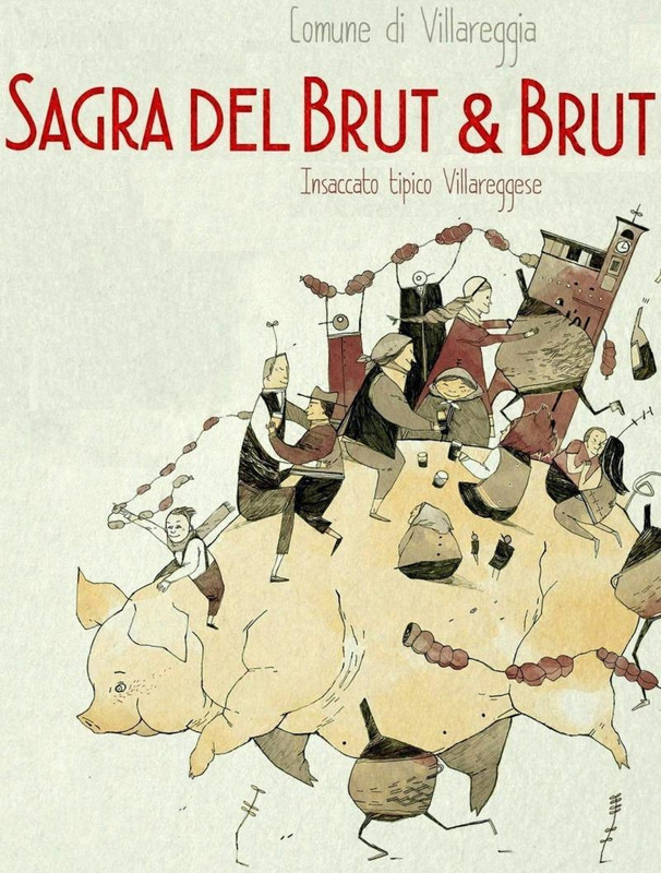 A Villareggia (To) domenica 30 marzo la Sagra del Brut & Brut, insaccato tipico canavesano A Villareggia (To) domenica 30 marzo la Sagra del Brut & Brut, insaccato tipico canavesano