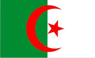 Le drapeau de l’Algérie 