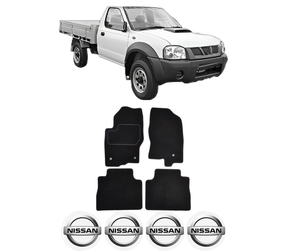 Set Covorase Presuri NISSAN NAVARA NP300 Platform/Chassis (D40) din 2010, Auto, Material Textil Mocheta, 4 Stickere auto cu NISSAN