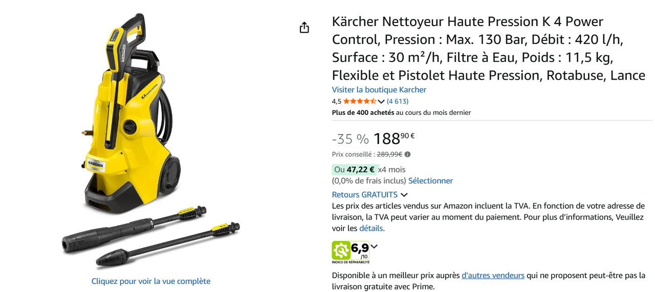 Nettoyeur haute pression Kärcher