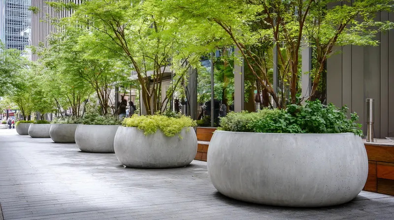 большие кашпо