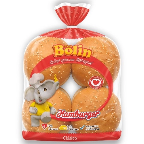 Bolin Pan Hamburguesa 8/1
