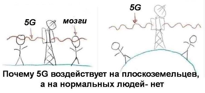 5g плоская Земля