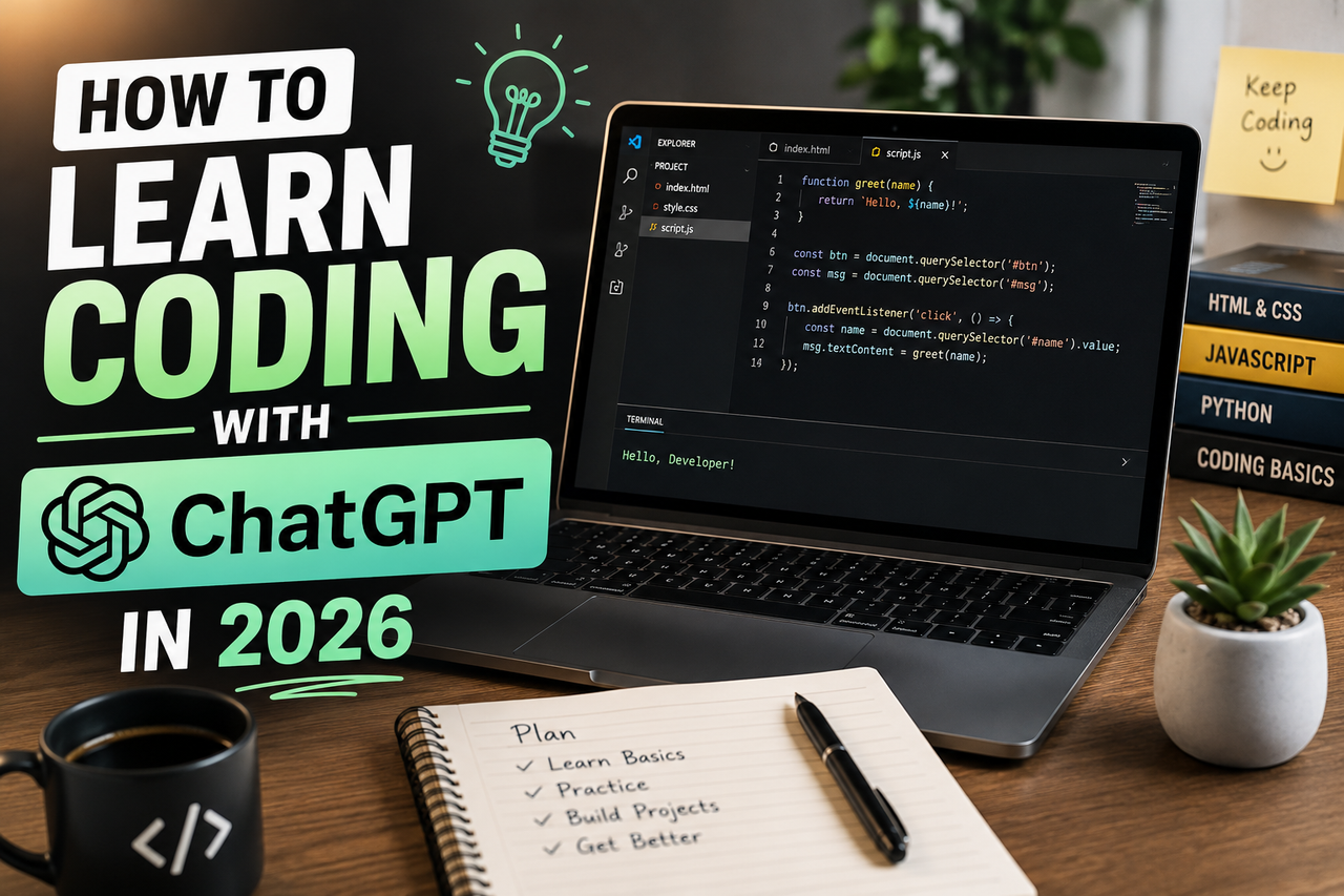 How to learn coding with chatgpt in 2026