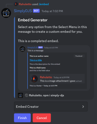 embedCreator