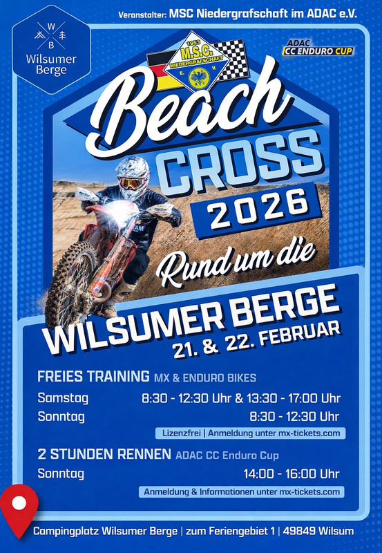 Plakat Beach Cross 2026