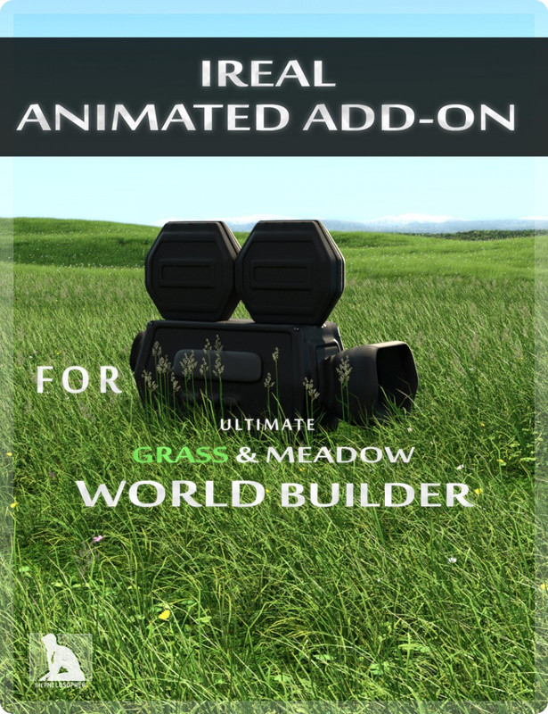 00 main ireal animated add on for ultimate grass meadow daz3d